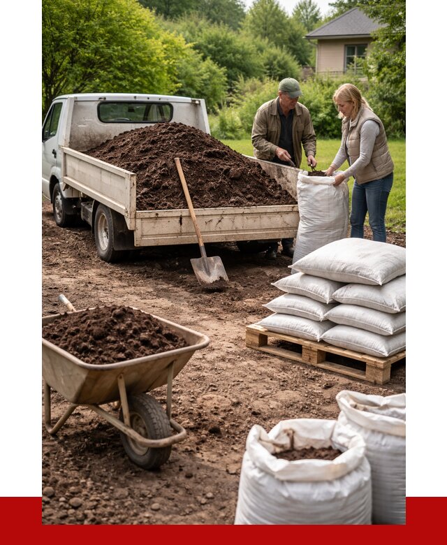 Перегной в мешках с доставкой в Канаше от 2260 р. | ПРОНЕРУДКна