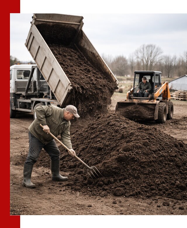 Доставка и продажа перегноя в Канаше быстро и дешево