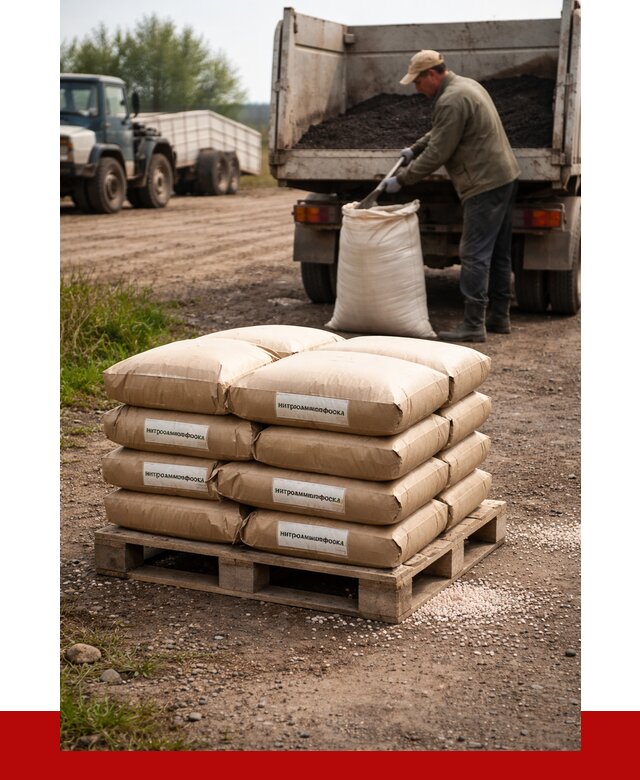 Купить нитроаммофоска в Канаше от 4314 р. за куб | ПРОНЕРУДКна