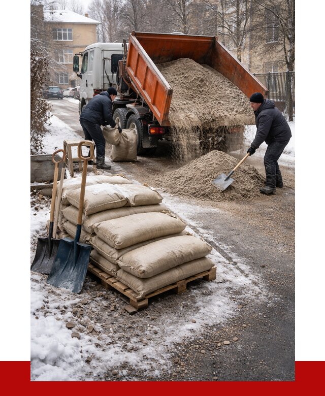 Противогололедные материалы оптом в Канаше от 4314 р. | ПРОНЕРУДКна