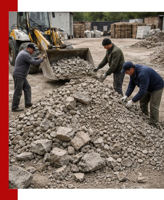 Демонтаж и вывоз бой бетона в Канаше