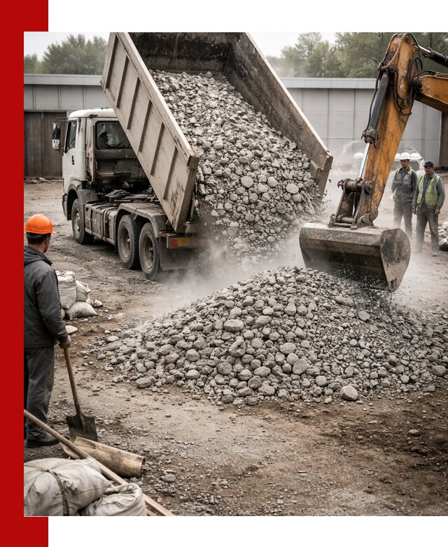 Доставка дробленого бетона в Канаше оптом и в розницу