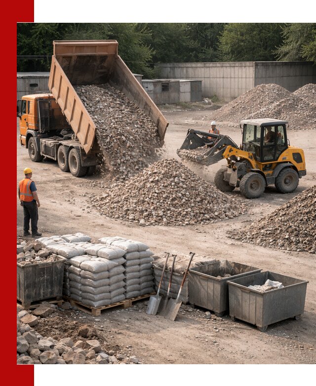 Вторичные материалы для отсыпки в Канаше — поставка и доставка