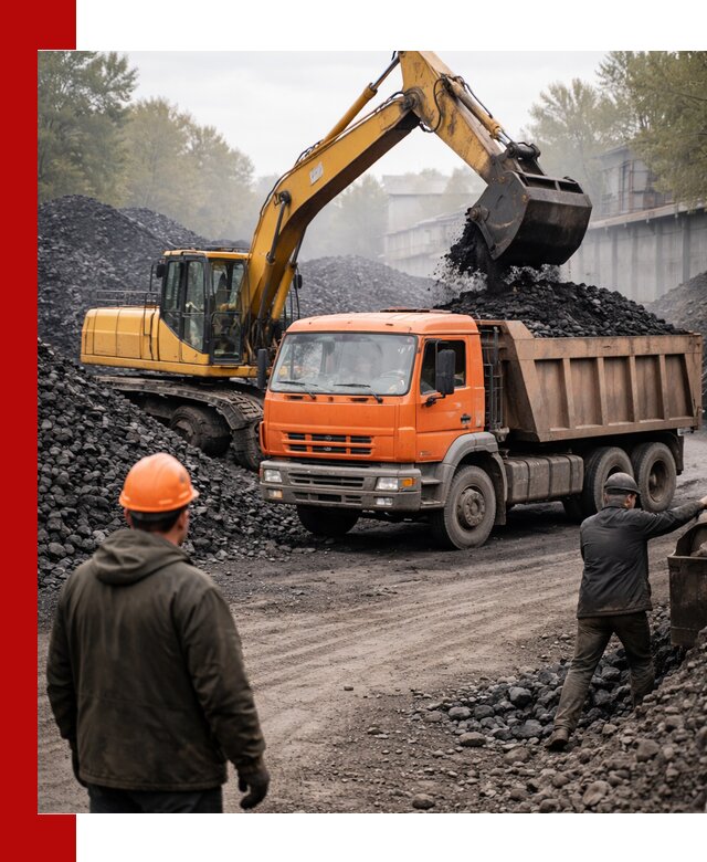 Доставка угля автотранспортом в Канаше быстро и выгодно