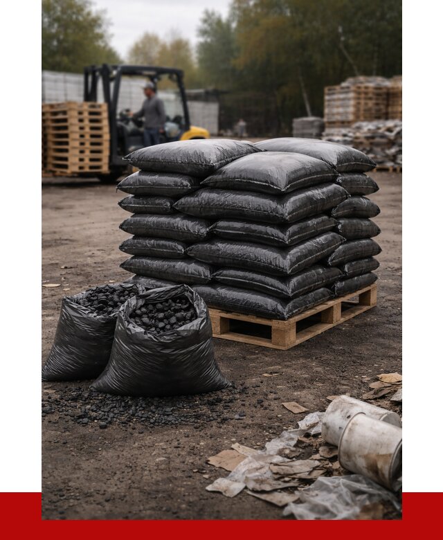 Купить уголь в мешках с доставкой в Канаше от 7704 р. | ПРОНЕРУДКна