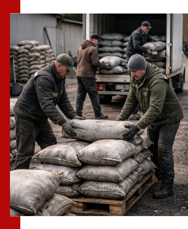 Доставка угля в мешках по выгодным ценам в Канаше