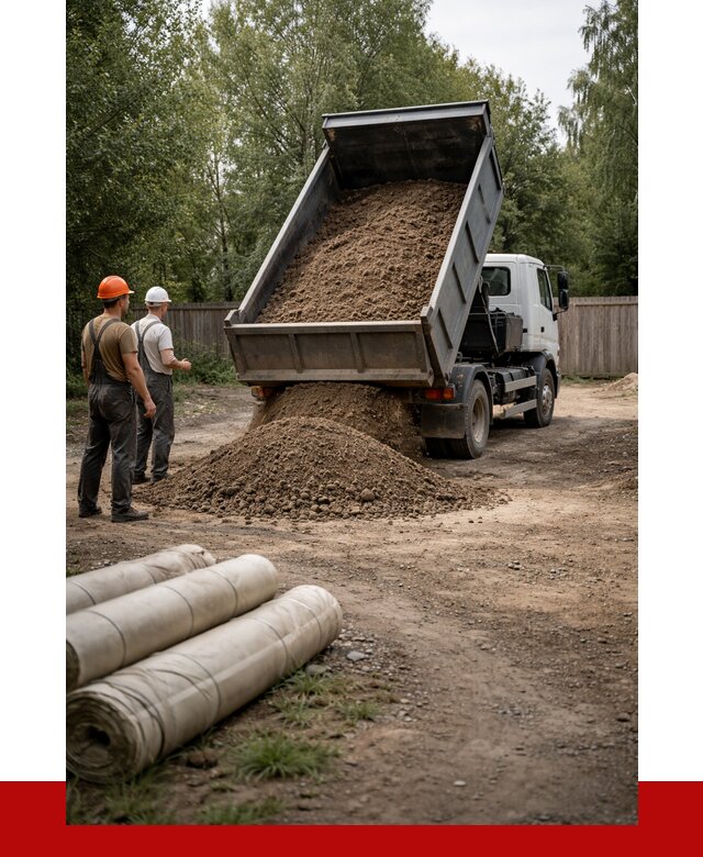 Доставка сыпучих материалов самосвалом в Канаш от 4314 р. | ПРОНЕРУДКна