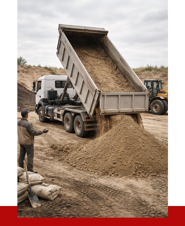 Доставка самосвалом 20 кубов в Канаше от 7704 р. | ПРОНЕРУДКна