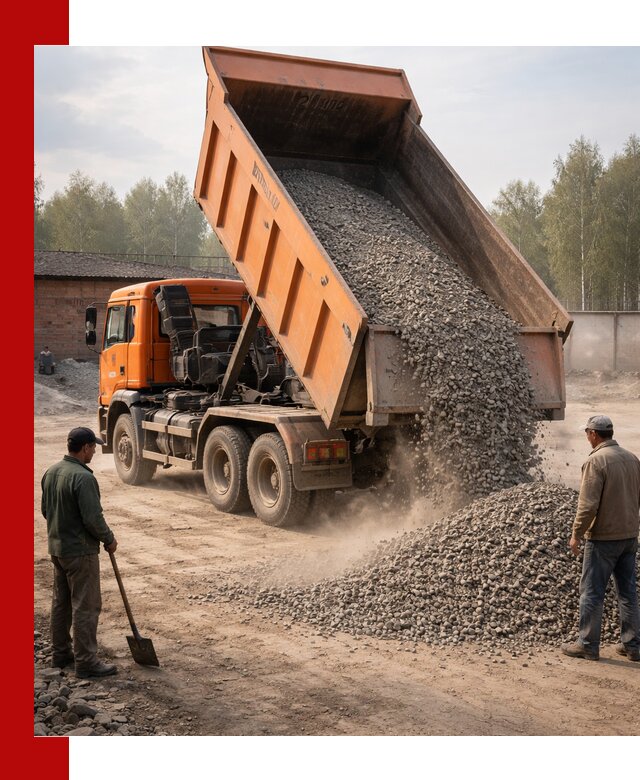 Доставка самосвалом 20 м3 в Канаше быстро и надежно