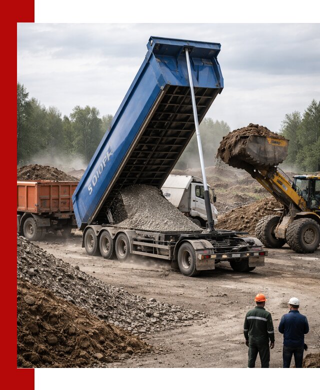 Аренда тонар 40 тонн в Канаше с доставкой материалов