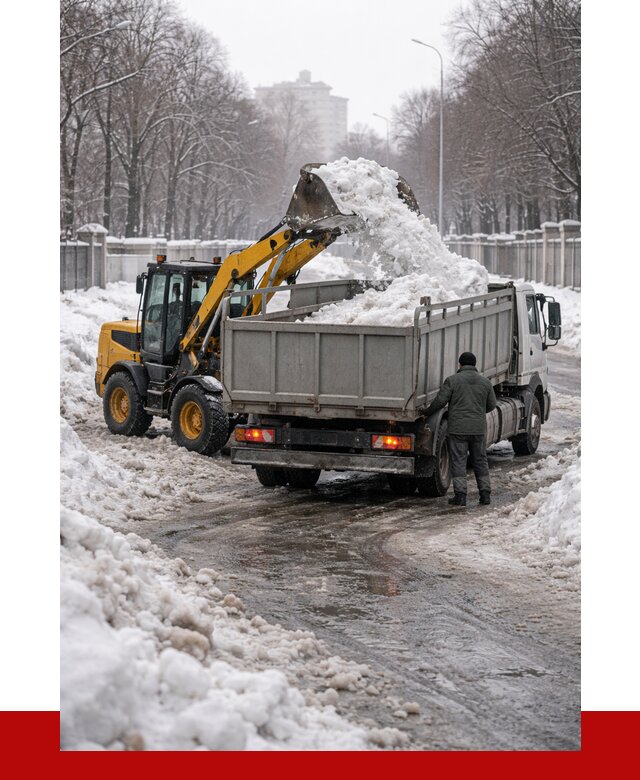 Вывоз снега с погрузкой в Канаше от 3595 р. ПРОНЕРУДКна