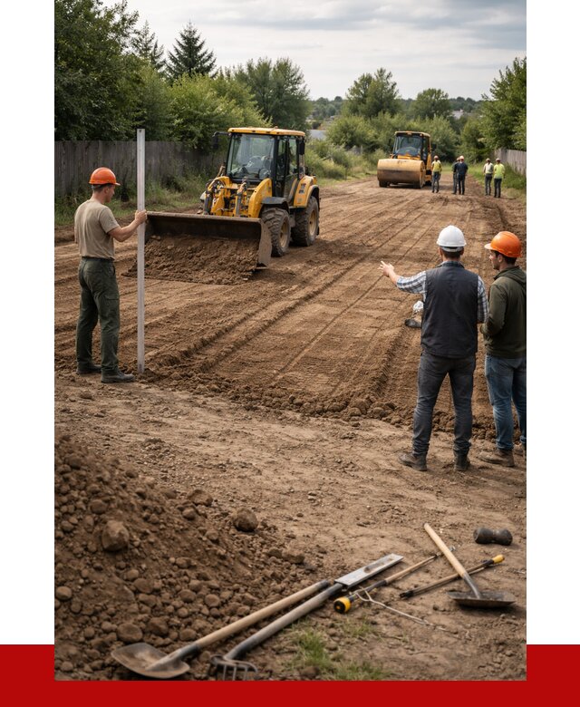 Планировка участка грунтом в Канаше от 4622 р ПРОНЕРУДКна