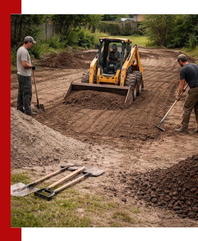 Планировка участка грунтом с вывозом и доставкой в Канаше