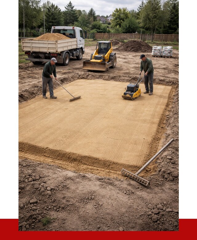 Устройство песчаной подушки в Канаше от 4622 р. ПРОНЕРУДКна